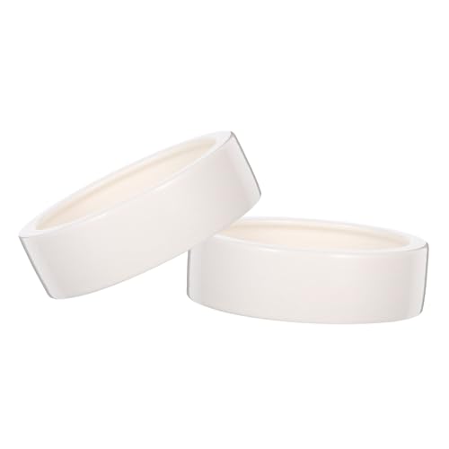 Hohopeti 2 Stück Reptiliennapf Dickwandige Futterschale für Echsen Runde Futter Wasserschale rutschfest mit Flachem Boden Leicht zu Reinigen für Kleine Reptilien und Terrarien Hohopeti 2 Stück Reptiliennapf Dickwandige Futterschale für Echsen Runde Futter Wasserschale rutschfest mit Flachem Boden Leicht zu Reinigen für Kleine Reptilien und Terrarien von Hohopeti