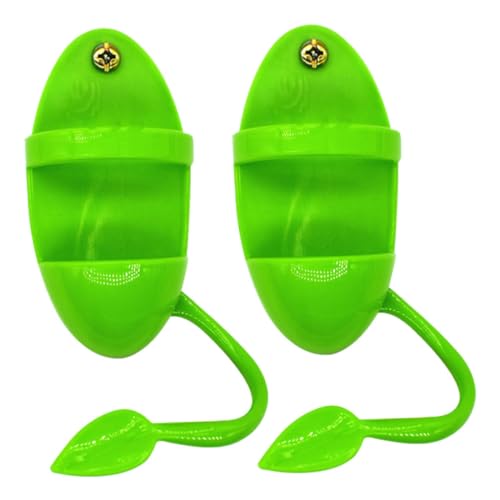 Hohopeti 2 Stücke Skelett Papagei Spielzeug Medium Vogel Fütterung Station Obst Clip Abs Material Stehen Für Käfig Zubehör von Hohopeti