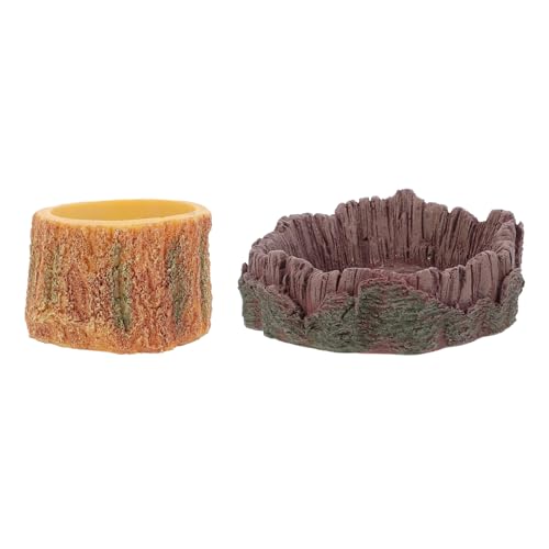Hohopeti 2 Stücke Amphibisch Pet Feeder Reptilien Wasserschüssel Terrarium Wasserschüssel Fütterung Werkzeuge Hohopeti 2 Stücke Amphibisch Pet Feeder Reptilien Wasserschüssel Terrarium Wasserschüssel Fütterung Werkzeuge von Hohopeti