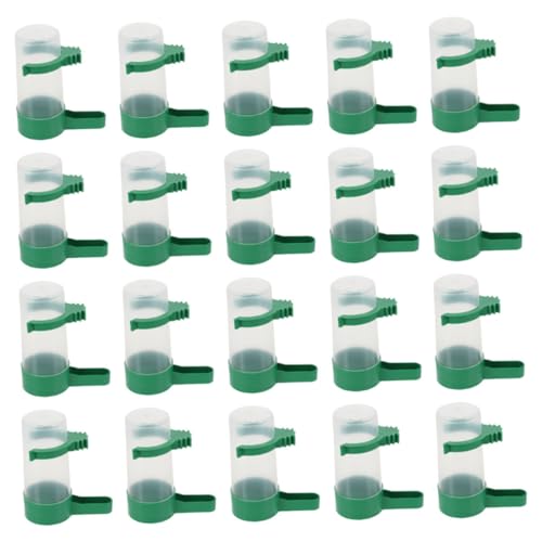 Hohopeti 20 Stück Teiliges Vogel wasserspender Robustem Material Automatische Trinkschalen für Kleine Vögel und Papageien Langlebiger Auslaufsicherer Wasserspender für Vogelkäfig Zubehör Hohopeti 20 Stück Teiliges Vogel wasserspender Robustem Material Automatische Trinkschalen für Kleine Vögel und Papageien Langlebiger Auslaufsicherer Wasserspender für Vogelkäfig Zubehör von Hohopeti