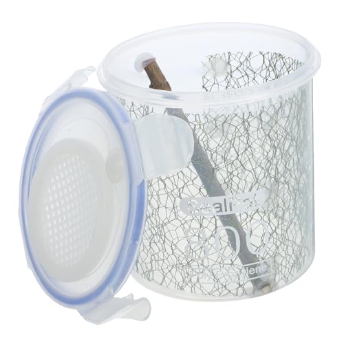 Hohopeti 2 Stücke Box Insekten Box Reptil Terrarium Inkubator Fütterung Box Sicher Kunststoff Holz Hohopeti 2 Stücke Box Insekten Box Reptil Terrarium Inkubator Fütterung Box Sicher Kunststoff Holz von Hohopeti