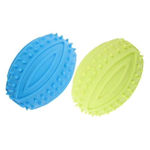 Hohopeti Hundeballspielzeug 2 Stück quietschende Gummibälle Kauspielzeug für Welpen Beißbälle für Welpen Hundebedarf ideal für Hunde lustiges Spielzeug Hohopeti Hundeballspielzeug 2 Stück quietschende Gummibälle Kauspielzeug für Welpen Beißbälle für Welpen Hundebedarf ideal für Hunde lustiges Spielzeug von Hohopeti
