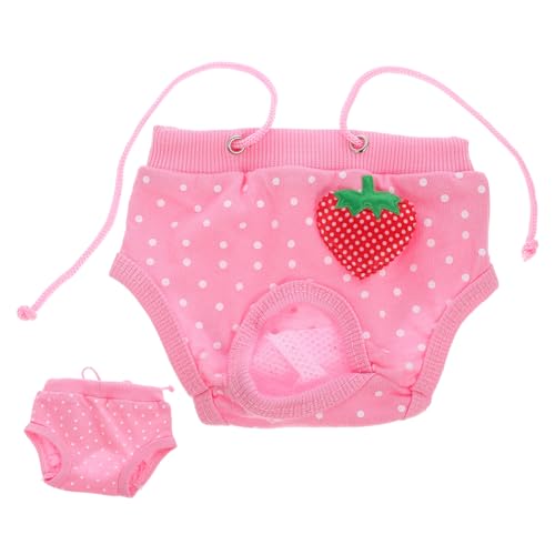 Hohopeti 2St Hundewindeln Shorts für Hunde Make-up-physiologische Hose verstellbare Hose Gepunktete Hosen der Hund Hunde Unterhose Hunde inkontinenz Windeln für Hunde Welpenwindeln Rosa Hohopeti 2St Hundewindeln Shorts für Hunde Make-up-physiologische Hose verstellbare Hose Gepunktete Hosen der Hund Hunde Unterhose Hunde inkontinenz Windeln für Hunde Welpenwindeln Rosa von Hohopeti
