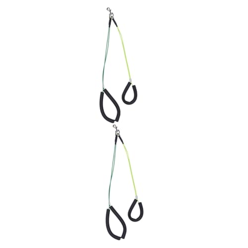 Hohopeti 2stücke Stainless Steel Grooming Table Rope Für Haustiere Verstellbare Sichere Halterung Gelb Und Grün Für Pflege Bad Und Training Von Hunden Und Katzen von Hohopeti