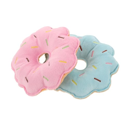 Hohopeti Donut-Hundespielzeug Haustierspielzeug Plüschspielzeug für Hundewelpen die aggressiv kauen Hohopeti Donut-Hundespielzeug Haustierspielzeug Plüschspielzeug für Hundewelpen die aggressiv kauen von Hohopeti