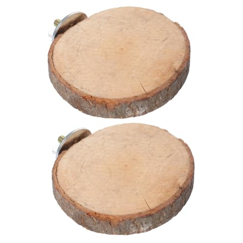 Hohopeti 2stücke Runder Holzstand Für Haustiere Plattform-Spielzeug Für Vögel Und Nagetiere Geeignet Für Käfige Natürliche Holzoberfläche Für Wellensittiche Hamster Und Mehr Hohopeti 2stücke Runder Holzstand Für Haustiere Plattform-Spielzeug Für Vögel Und Nagetiere Geeignet Für Käfige Natürliche Holzoberfläche Für Wellensittiche Hamster Und Mehr von Hohopeti