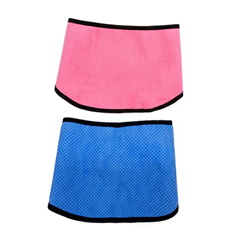Hohopeti 2stücke Kühlendes Hundehalsband Mit EIS-Tuch Für Haustiere Atmungsaktive Sommer-schal Für Outdoor-aktivitäten Für Hund Und Katze Blau Und Rosa von Hohopeti