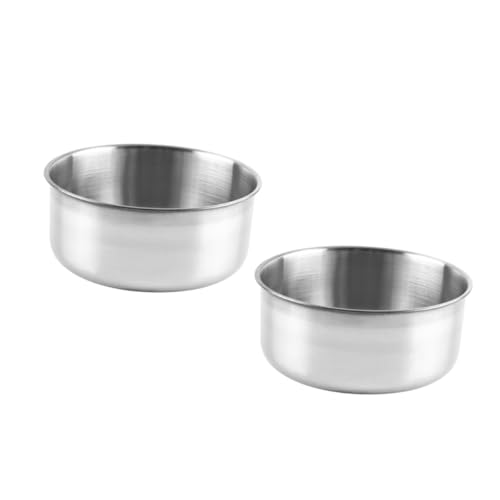Hohopeti 2-teiliges Papageien-Futternapf-Set aus Edelstahl in Kleiner Größe für den Käfig Futternapf für Papageien einfache Reinigung und dekoratives Design Hohopeti 2-teiliges Papageien-Futternapf-Set aus Edelstahl in Kleiner Größe für den Käfig Futternapf für Papageien einfache Reinigung und dekoratives Design von Hohopeti