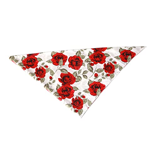Hohopeti Halsketten- Für Haustiere 2er-Pack Halsband-lätzchen Mit Rosen-Print Für Hundegeburtstage Und Anlässe Hohopeti Halsketten- Für Haustiere 2er-Pack Halsband-lätzchen Mit Rosen-Print Für Hundegeburtstage Und Anlässe von Hohopeti