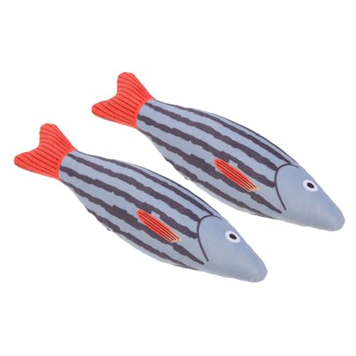 Hohopeti Süßes Katzenspielzeug-Set 2 Fischspielzeuge Für Das Zahnen Von Kätzchen Sicheres Und Simuliertes Katzenspielzeug Hohopeti Süßes Katzenspielzeug-Set 2 Fischspielzeuge Für Das Zahnen Von Kätzchen Sicheres Und Simuliertes Katzenspielzeug von Hohopeti
