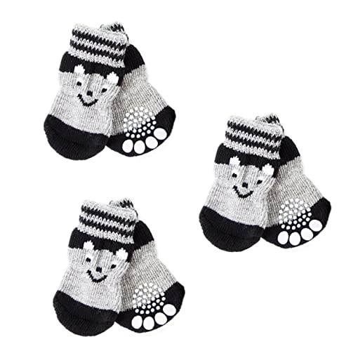 Hohopeti Hundesocken Für Haustiere 3er-Set Für Den Innenbereich Haustierschuhe – Sohle Hohopeti Hundesocken Für Haustiere 3er-Set Für Den Innenbereich Haustierschuhe – Sohle von Hohopeti
