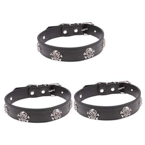 Hohopeti 3 Stück Haustierhalsband Für Hunde Halloween Totenköpfe Sichere Materialien Haustierbedarf von Hohopeti