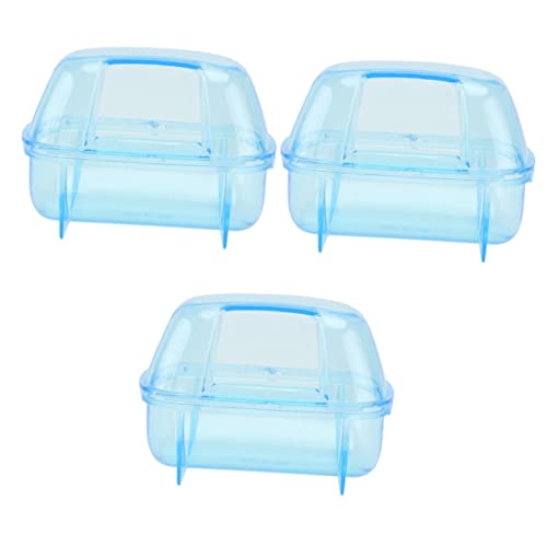 Hohopeti 3stücke Kompakte Hamster-badewanne Praktisches Badezimmer Für Kleine Tiere Transparentes Design Farbe Zufällig Für Haustierbedarf Und Hygienische Pflege Hohopeti 3stücke Kompakte Hamster-badewanne Praktisches Badezimmer Für Kleine Tiere Transparentes Design Farbe Zufällig Für Haustierbedarf Und Hygienische Pflege von Hohopeti