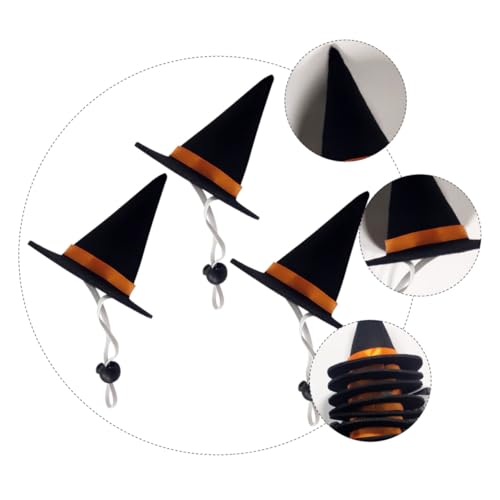 Hohopeti 3 Stück Verstellbare Halloween Hexenhüte für Hunde und Katzen Strapazierfähige Bequeme Pet Kostüm Hüte mit Innendurchmesser für Party Fotoshooting und Alltag Hohopeti 3 Stück Verstellbare Halloween Hexenhüte für Hunde und Katzen Strapazierfähige Bequeme Pet Kostüm Hüte mit Innendurchmesser für Party Fotoshooting und Alltag von Hohopeti