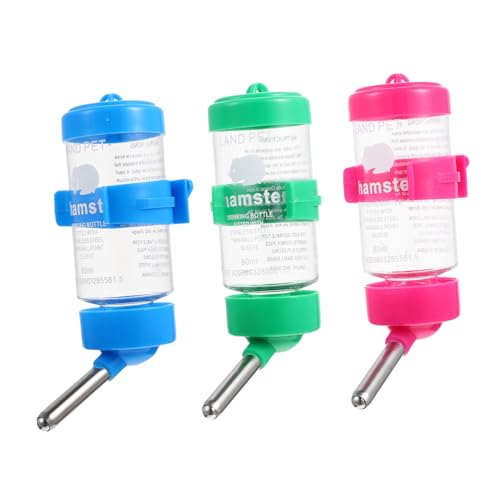 Hohopeti 3stücke Haustier Wasserflasche Für Hamster Und Kleintiere Hängende Chinchilla Tränke Automatischer Wasserspender Für Nagetiere Wie Meerschweinchen Und Zwerghasen Hohopeti 3stücke Haustier Wasserflasche Für Hamster Und Kleintiere Hängende Chinchilla Tränke Automatischer Wasserspender Für Nagetiere Wie Meerschweinchen Und Zwerghasen von Hohopeti