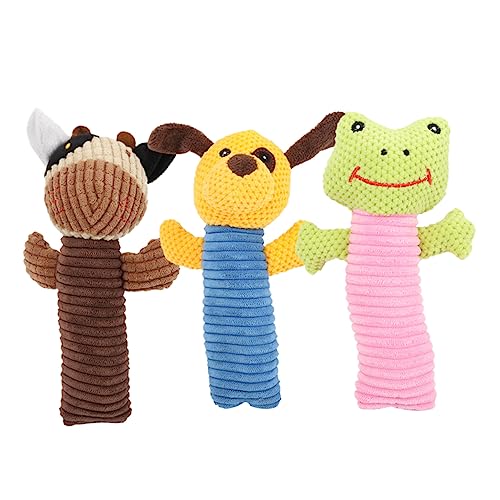 Hohopeti 3er Set Quietschspielzeug Für Hunde üschtiere Form Von Hund Kuh Und Frosch Kauspielzeug Für Welpen Und Kleine Hunde Ideales Zahnpflege Für Haustiere Hohopeti 3er Set Quietschspielzeug Für Hunde üschtiere Form Von Hund Kuh Und Frosch Kauspielzeug Für Welpen Und Kleine Hunde Ideales Zahnpflege Für Haustiere von Hohopeti