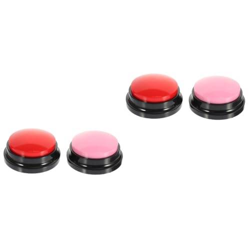 Hohopeti 4 Stück Ac-Sound-Taste Kommunikationssummer Hund Intelligentes Spielzeug Rinde Spielzeug Beschreibbare Hundetasten Haustier-Sound-Tasten Bell-Summer Lustige Haustierknöpfe Abs Hohopeti 4 Stück Ac-Sound-Taste Kommunikationssummer Hund Intelligentes Spielzeug Rinde Spielzeug Beschreibbare Hundetasten Haustier-Sound-Tasten Bell-Summer Lustige Haustierknöpfe Abs von Hohopeti