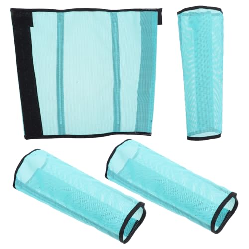 Hohopeti 4 Stück Atmungsaktive Mesh Horse Leg Fly Boots Leichte Schutz-Leggings für Pferde Stomping und Beinermüdung Langlebig Einfach Anzulegen für Outdoor-Training und Reiten Hohopeti 4 Stück Atmungsaktive Mesh Horse Leg Fly Boots Leichte Schutz-Leggings für Pferde Stomping und Beinermüdung Langlebig Einfach Anzulegen für Outdoor-Training und Reiten von Hohopeti