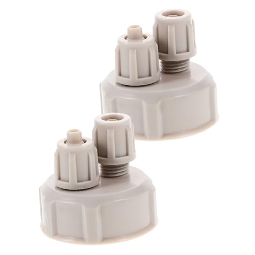 Hohopeti 2sets Co2 Flasche Kappe Für Fisch Flasche Kappe Luft Diffusor Generator Werkzeug Für Reaktor 2 Stücke * 2 von Hohopeti