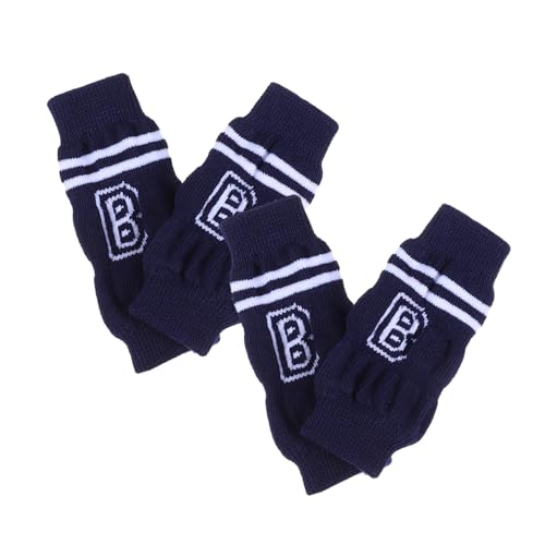 Hohopeti 4 Stück Gestrickte Ellenbogenschützer Für Hunde, Ellenbogenwickel Für Hunde, Beinwärmer, Wickelschutz, Gestrickte Atmungsaktive Socken Hohopeti 4 Stück Gestrickte Ellenbogenschützer Für Hunde, Ellenbogenwickel Für Hunde, Beinwärmer, Wickelschutz, Gestrickte Atmungsaktive Socken von Hohopeti