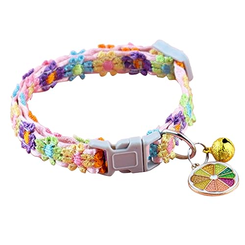 Hohopeti 4 Stück Halsband Kätzchen-Kragen Zarter Kätzchenkragen Kleine Hundehalsbänder Welpen Katzenhalsbänder Für Haustiere Blumenkragen Aus Spitze Polyester von Hohopeti