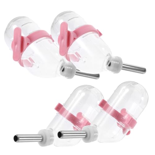 Hohopeti 4 Stück Hamster Trinkflaschen aus Edelstahl mit Rollkugel Vakuumdicht zum Aufhängen im Käfig Auslaufsichere Automatische Wasserspender für Kleintiere Hohopeti 4 Stück Hamster Trinkflaschen aus Edelstahl mit Rollkugel Vakuumdicht zum Aufhängen im Käfig Auslaufsichere Automatische Wasserspender für Kleintiere von Hohopeti