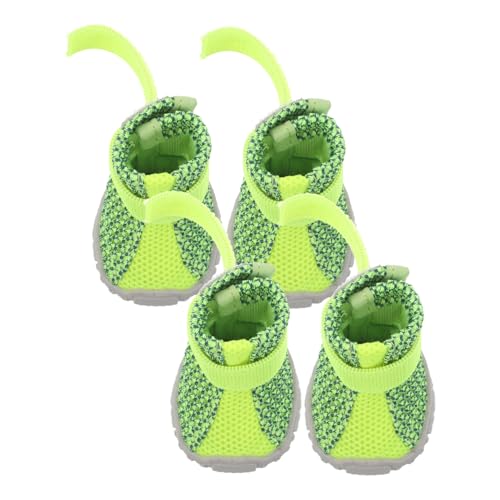 Hohopeti 4 Stück Haustier Jahreszeiten Sportschuhe Schlammstiefel für Hunde Welpenschuhe für kleine Hunde Hundeschuhe Corgi-Schuhe Yorkie -Schuhe für kleine Polyester Grün Hohopeti 4 Stück Haustier Jahreszeiten Sportschuhe Schlammstiefel für Hunde Welpenschuhe für kleine Hunde Hundeschuhe Corgi-Schuhe Yorkie -Schuhe für kleine Polyester Grün von Hohopeti