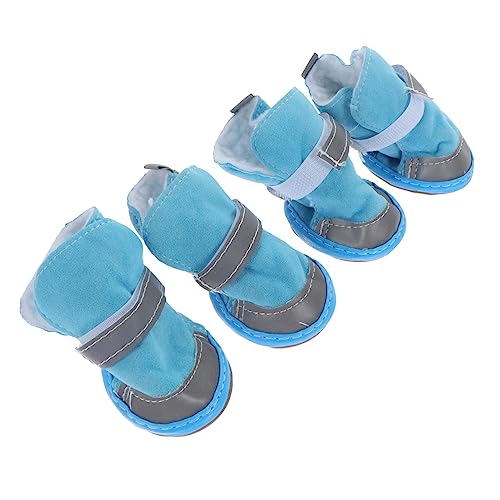 Hohopeti Hundeschuhe 4 Stück Für Welpen – Warme Reflektierende Hundestiefel Für Und Mittelgroße Hunde Hohopeti Hundeschuhe 4 Stück Für Welpen – Warme Reflektierende Hundestiefel Für Und Mittelgroße Hunde von Hohopeti