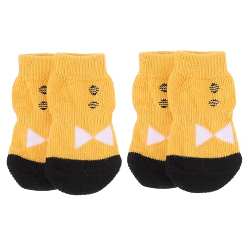 Hohopeti Süße Hundesocken mit Pfoten Haustiersocken Griers für Welpen Größe L rutschfest für draußen Hohopeti Süße Hundesocken mit Pfoten Haustiersocken Griers für Welpen Größe L rutschfest für draußen von Hohopeti