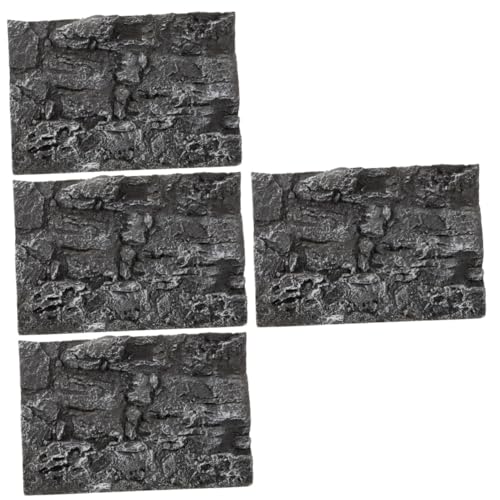 Hohopeti 4 Stücke Reptil Tank Decor 3D Aquarium Hintergrund und Brechen-beständig Terrarium Fisch Tank Hohopeti 4 Stücke Reptil Tank Decor 3D Aquarium Hintergrund und Brechen-beständig Terrarium Fisch Tank von Hohopeti