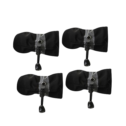 Hohopeti Hundeschuhe wasserdichte Hundestiefel Haustierschuhe Hundelaufschuhe für Schwarz Größe 6 Hohopeti Hundeschuhe wasserdichte Hundestiefel Haustierschuhe Hundelaufschuhe für Schwarz Größe 6 von Hohopeti
