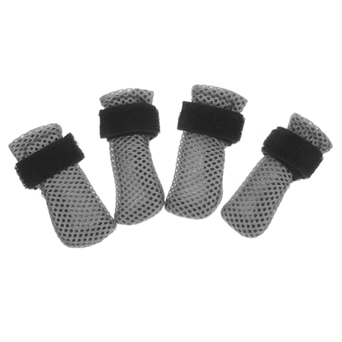 Hohopeti 4 Stück Katzen Hundeschuhe Weiche Warme Pfotenschutz-Booties für Kratzschutz Medikamentöse Versorgung Baden und Nagelpflege rutschfest für Drinnen und Draußen Hohopeti 4 Stück Katzen Hundeschuhe Weiche Warme Pfotenschutz-Booties für Kratzschutz Medikamentöse Versorgung Baden und Nagelpflege rutschfest für Drinnen und Draußen von Hohopeti