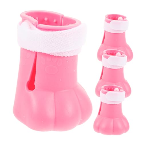 Hohopeti 4 Stück Katzenfüße Katzenstiefel Nur Für Katzen Silikon Katzennagelabdeckungen Kappen Katzenkrallenkappen Katzenkratzstiefel Katzenstiefel Um Kratzer Bei Katzen Hohopeti 4 Stück Katzenfüße Katzenstiefel Nur Für Katzen Silikon Katzennagelabdeckungen Kappen Katzenkrallenkappen Katzenkratzstiefel Katzenstiefel Um Kratzer Bei Katzen von Hohopeti