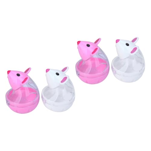 Hohopeti 4 Stück Katzenspielzeug Futterpuzzle-Spielzeug für Katzen automatische Futterspender für Haustiere interaktives Spielzeug Katzen Spielzeug Katzenbedarf Puzzle-Feeder Katzenfutter Hohopeti 4 Stück Katzenspielzeug Futterpuzzle-Spielzeug für Katzen automatische Futterspender für Haustiere interaktives Spielzeug Katzen Spielzeug Katzenbedarf Puzzle-Feeder Katzenfutter von Hohopeti