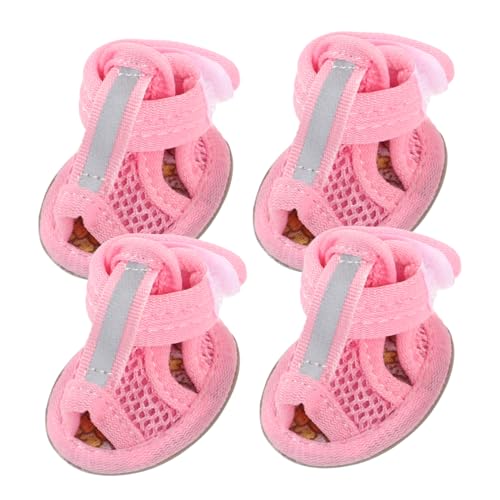 Hohopeti 4er-Pack Hundesandalen Haustierschuhe Netz-hundestiefel – Turnschuhe Für Hohopeti 4er-Pack Hundesandalen Haustierschuhe Netz-hundestiefel – Turnschuhe Für von Hohopeti