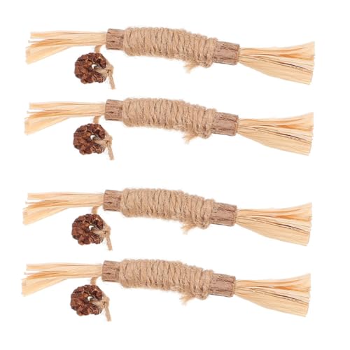 Hohopeti 4 Stück Teiliges Katzenspielzeug Kauspielzeug aus Robustem Material für Kleine bis Mittelgroße Katzen zur Zahnpflege und Interaktiven Beschäftigung Fördert Gesundes Kauerlebnis Hohopeti 4 Stück Teiliges Katzenspielzeug Kauspielzeug aus Robustem Material für Kleine bis Mittelgroße Katzen zur Zahnpflege und Interaktiven Beschäftigung Fördert Gesundes Kauerlebnis von Hohopeti