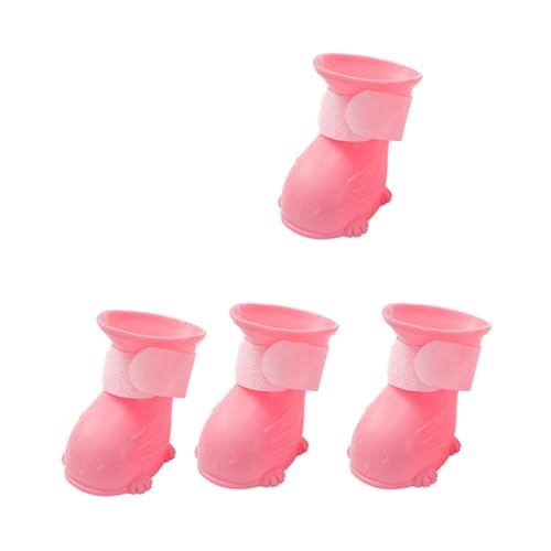 Hohopeti 4 stücke Hund Schuhe wasserdichte Regen Stiefel Anti- Pet Rainboots wasserdichte Hund Boot Set Hohopeti 4 stücke Hund Schuhe wasserdichte Regen Stiefel Anti- Pet Rainboots wasserdichte Hund Boot Set von Hohopeti