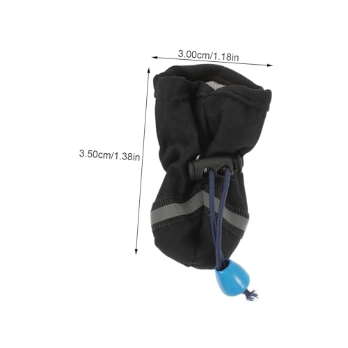 Hohopeti 4 Stück wasserdichte rutschfeste Hundeschuhe Atmungsaktive Bequeme Pfotenschützer für Outdoor aktivitäten Wie Wandern Strand und Park Sicherer Sitz für Kleine und Zufällige Farbe von Hohopeti
