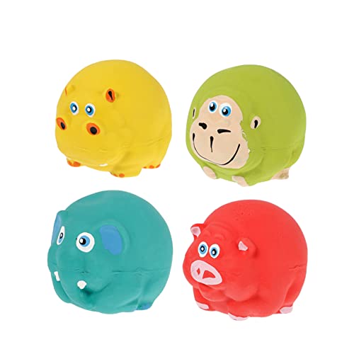 Hohopeti 4-Teiliges Kaugeräusch-Spielzeug – Weiches Zahnen Kauzähne Welpe Für Katze Gummispielzeug Spielbälle Latex Quietschend Interaktiv Hüpfend Haustier Cartoon Hohopeti 4-Teiliges Kaugeräusch-Spielzeug – Weiches Zahnen Kauzähne Welpe Für Katze Gummispielzeug Spielbälle Latex Quietschend Interaktiv Hüpfend Haustier Cartoon von Hohopeti