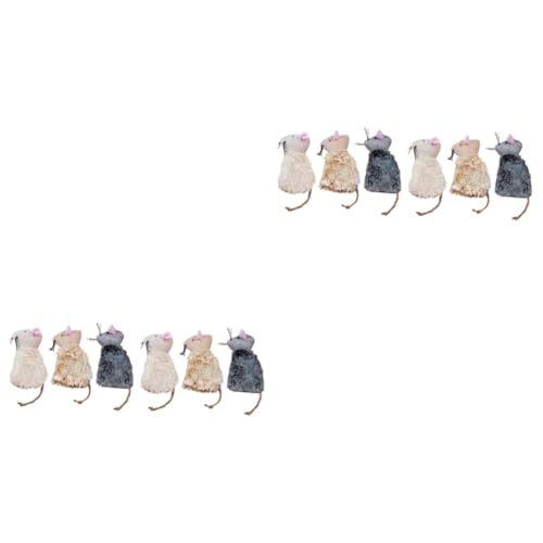 Hohopeti 2 Sets Gefülltes Kauspielzeug Für Katzen Interaktives Rattenbissspielzeug Für Kätzchen Plüsch-tretspielzeug Für Hauskatzen 3 Stück X 2 Zufällige Farbe Hohopeti 2 Sets Gefülltes Kauspielzeug Für Katzen Interaktives Rattenbissspielzeug Für Kätzchen Plüsch-tretspielzeug Für Hauskatzen 3 Stück X 2 Zufällige Farbe von Hohopeti
