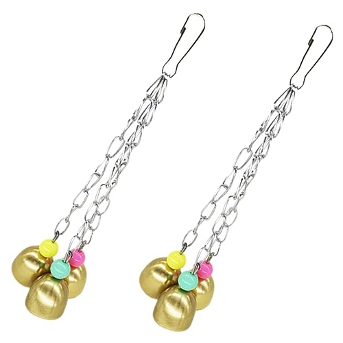 Hohopeti 6 STK Papageienglocke Beißspielzeug Für Papageien Kauspielzeug Glocke des Wellensittichkäfigs Glocken Papageienspielzeug Zum Aufhängen Vögel Spielzeug Käfige Colorful Legierung Hohopeti 6 STK Papageienglocke Beißspielzeug Für Papageien Kauspielzeug Glocke des Wellensittichkäfigs Glocken Papageienspielzeug Zum Aufhängen Vögel Spielzeug Käfige Colorful Legierung von Hohopeti