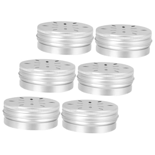 Hohopeti 6 Stück Hundeduft trainingsboxen aus Aluminium Robuste Hundegeruch aufbewahrung Geruchsbeständige Nasentrainingsbehälter Tragbares Hunde Scent Training zubehör für Such Spürhunde von Hohopeti