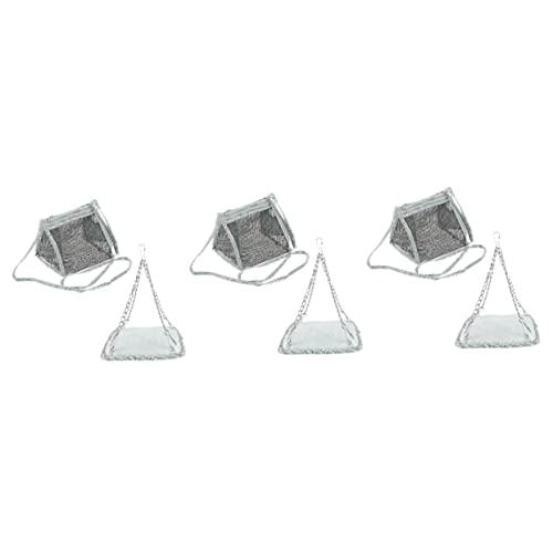 Hohopeti 3sets Haustier Atmungsaktive Sling Tasche Hamster Chinchilla Reise Hängematte Pet Sling Tragetasche 2 Stücke * 3 von Hohopeti
