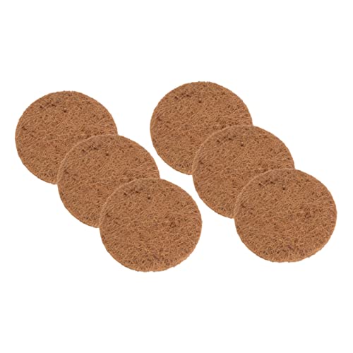 Hohopeti 6 Stück Runde Kokosfaser nistmatten für Tauben und Kleine Vögel Natürliche Atmungsaktive Brutunterlagen Langlebige Vogelnest Pads Umweltfreundlich von Hohopeti