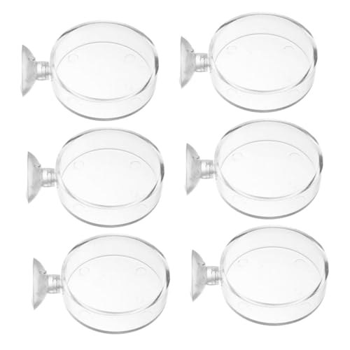 Hohopeti 6 -pcs -acrylfischfutterfuttermittel Nützliche Fischtank -lebensmittelhalter Mit Saugbechern Hohopeti 6 -pcs -acrylfischfutterfuttermittel Nützliche Fischtank -lebensmittelhalter Mit Saugbechern von Hohopeti