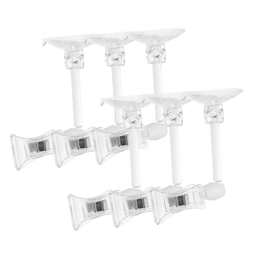 Hohopeti Kunststoff Clip Aquarium Cup Feeder Clamp Für Fisch Tank Veggie Algen von Hohopeti
