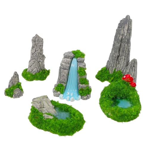 Hohopeti 6stücke Teiliges Künstlicher Felsen Und Miniaturteich Aus Resin Für Mikrogärten Wetterbeständige Dekoration Für Bonsai Aquarien Und Landschaftsbau Hohopeti 6stücke Teiliges Künstlicher Felsen Und Miniaturteich Aus Resin Für Mikrogärten Wetterbeständige Dekoration Für Bonsai Aquarien Und Landschaftsbau von Hohopeti