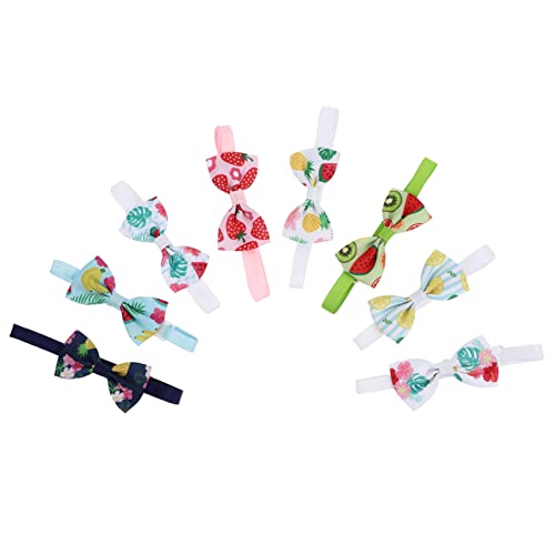 Hohopeti 8-teiliges Halsbandset Mit Fliege Design Für Welpen Und Katzen Vielseitig Einsetzbar Für Den Alltag Oder Besondere Anlässe von Hohopeti