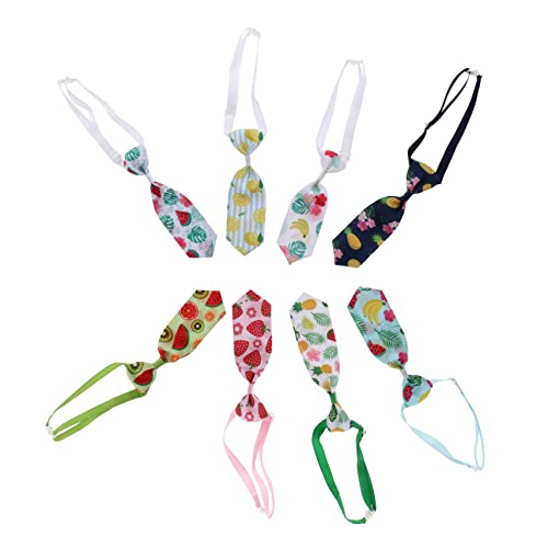 Hohopeti Sommer-Haustier-Fliegenhalsband-Set 8 Stück Katzenkrawatte Hundekrawatte Früchte-Design für die meisten Haustiere für Partys und Veranstaltungen Hohopeti Sommer-Haustier-Fliegenhalsband-Set 8 Stück Katzenkrawatte Hundekrawatte Früchte-Design für die meisten Haustiere für Partys und Veranstaltungen von Hohopeti