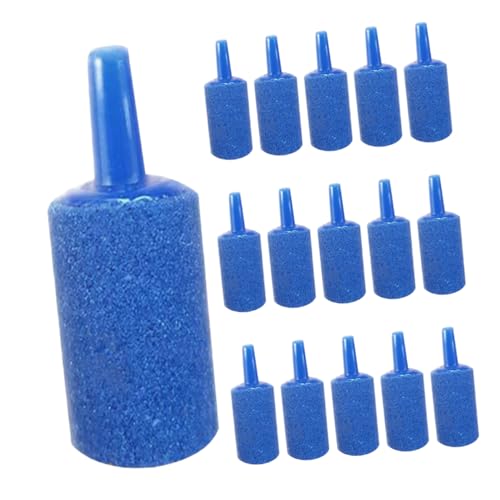 Hohopeti Zylinderblasendiffusor Luftsteine für Aquarien 80 Stück Aquarium-Sprudler -Luftpumpe Blauer Sandkopf Hohopeti Zylinderblasendiffusor Luftsteine für Aquarien 80 Stück Aquarium-Sprudler -Luftpumpe Blauer Sandkopf von Hohopeti